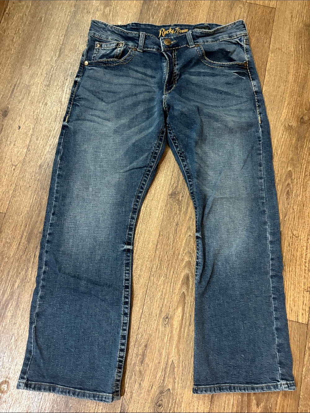 Rock & Republic Men's Straight Jeans in Dark Indigo